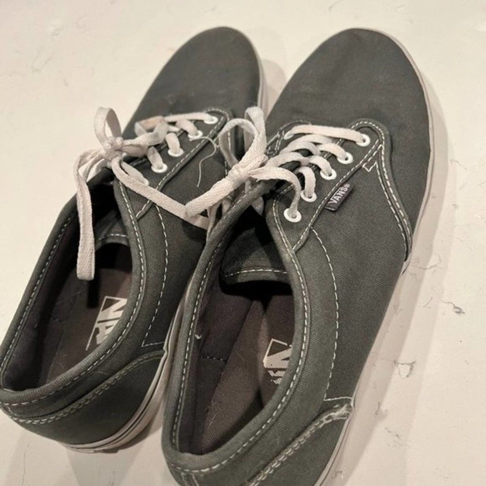 VANS Authentic‎ Core Classics Skate Shoes - Black/Pewter Size 8.5